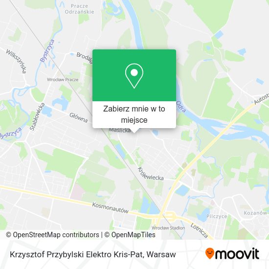 Mapa Krzysztof Przybylski Elektro Kris-Pat