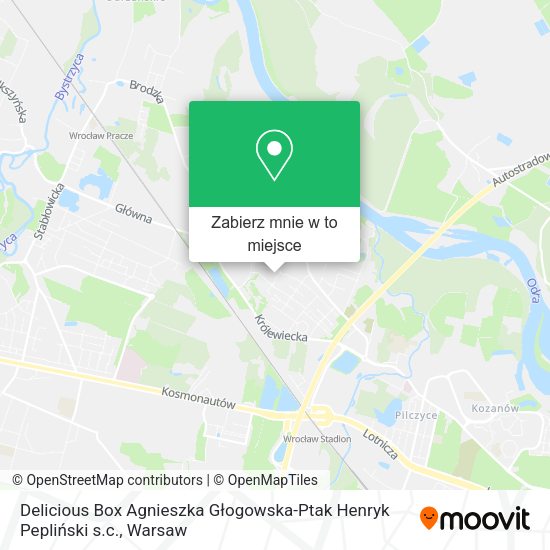 Mapa Delicious Box Agnieszka Głogowska-Ptak Henryk Pepliński s.c.