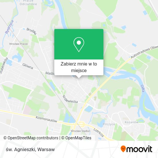 Mapa św. Agnieszki