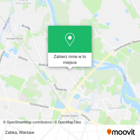 Mapa Zabka