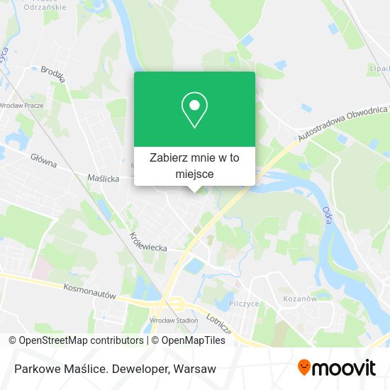 Mapa Parkowe Maślice. Deweloper