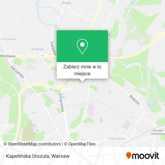 Mapa Kapelińska Urszula