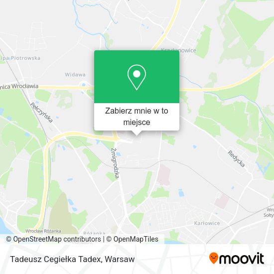 Mapa Tadeusz Cegiełka Tadex