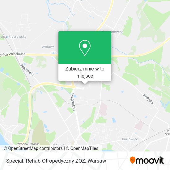 Mapa Specjal. Rehab-Otropedyczny ZOZ