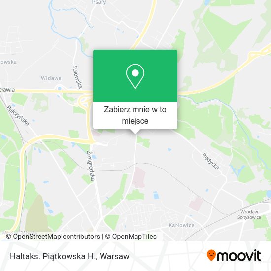 Mapa Haltaks. Piątkowska H.