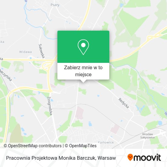 Mapa Pracownia Projektowa Monika Barczuk