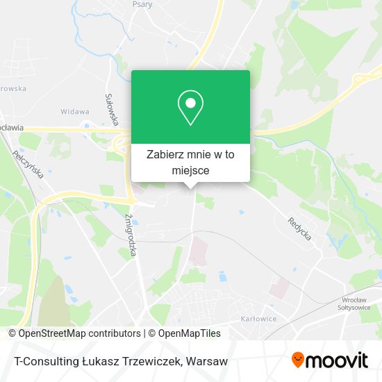 Mapa T-Consulting Łukasz Trzewiczek