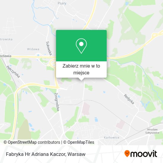 Mapa Fabryka Hr Adriana Kaczor