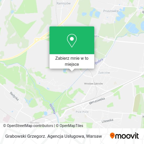 Mapa Grabowski Grzegorz. Agencja Usługowa