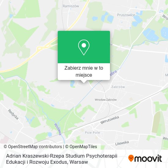 Mapa Adrian Kraszewski-Rzepa Studium Psychoterapii Edukacji i Rozwoju Exodus