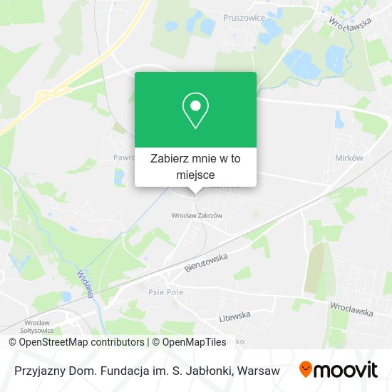 Mapa Przyjazny Dom. Fundacja im. S. Jabłonki