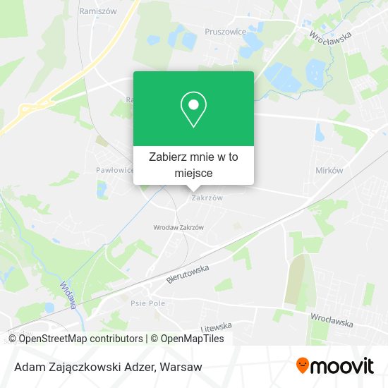 Mapa Adam Zajączkowski Adzer