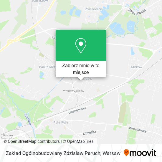 Mapa Zakład Ogólnobudowlany Zdzisław Paruch