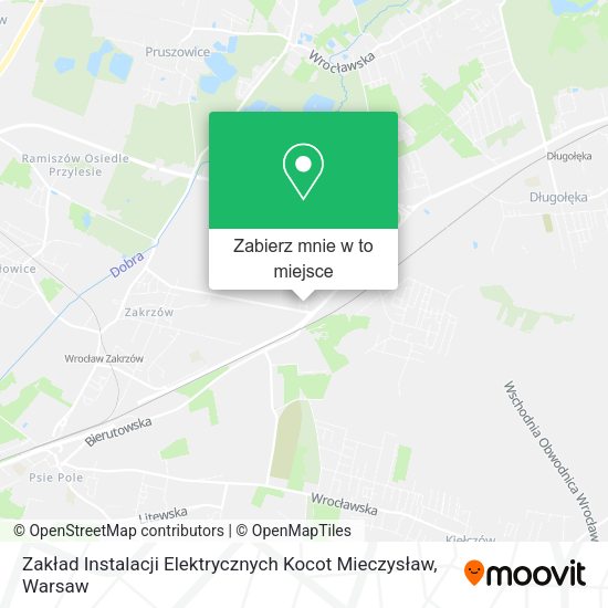 Mapa Zakład Instalacji Elektrycznych Kocot Mieczysław