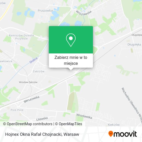 Mapa Hojnex Okna Rafał Chojnacki