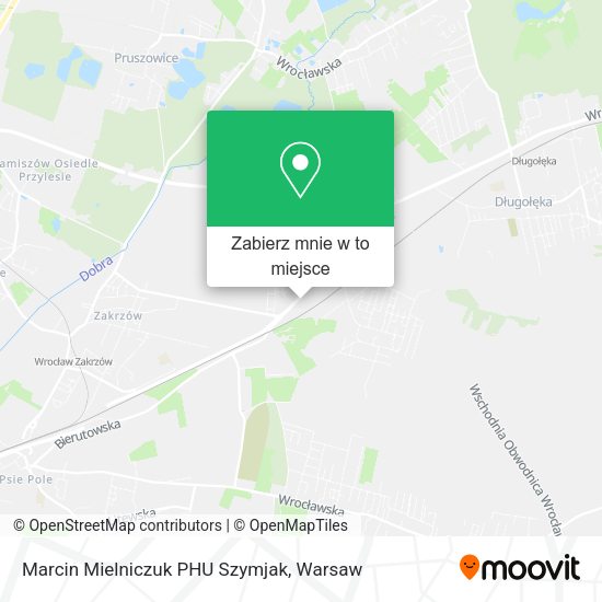 Mapa Marcin Mielniczuk PHU Szymjak