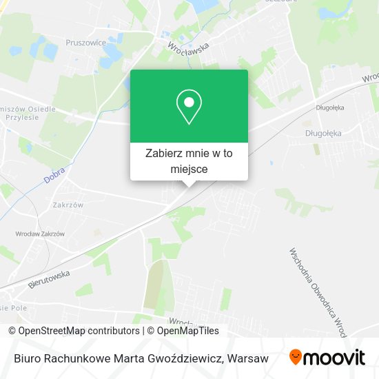 Mapa Biuro Rachunkowe Marta Gwoździewicz