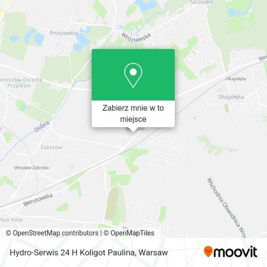 Mapa Hydro-Serwis 24 H Koligot Paulina