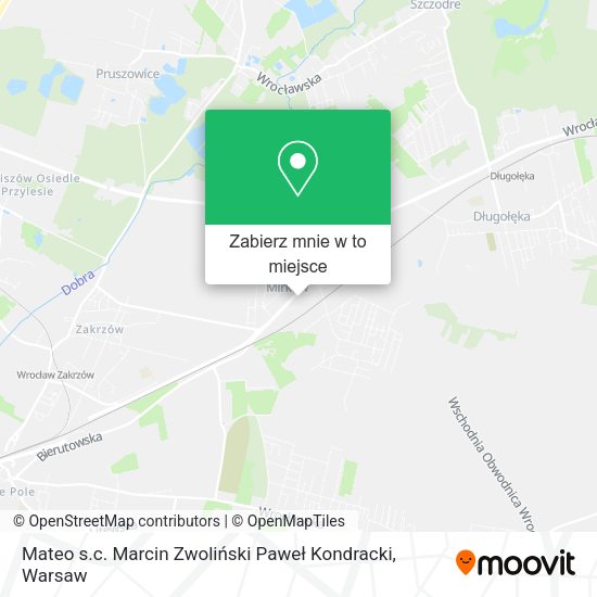 Mapa Mateo s.c. Marcin Zwoliński Paweł Kondracki