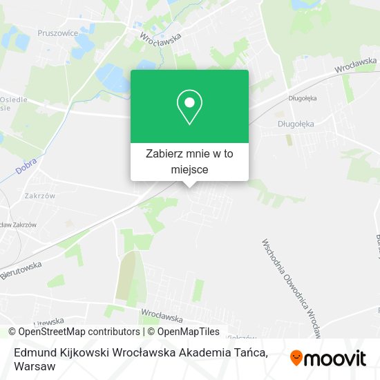 Mapa Edmund Kijkowski Wrocławska Akademia Tańca