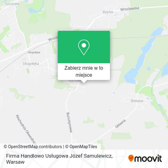 Mapa Firma Handlowo Usługowa Józef Samulewicz