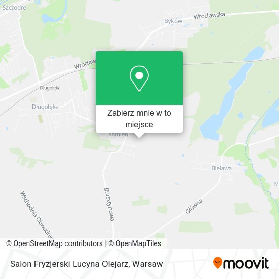 Mapa Salon Fryzjerski Lucyna Olejarz