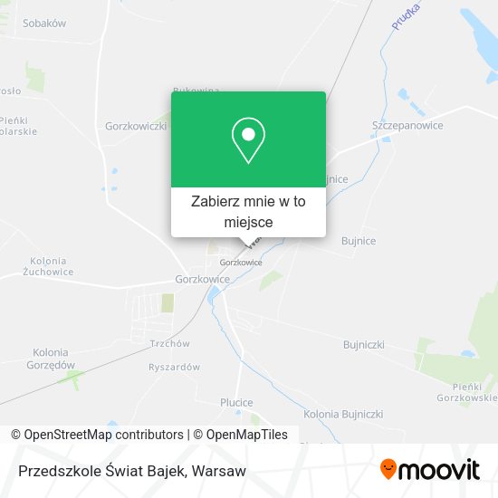 Mapa Przedszkole Świat Bajek