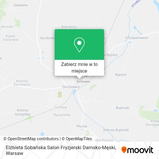 Mapa Elżbieta Sobańska Salon Fryzjerski Damsko-Męski