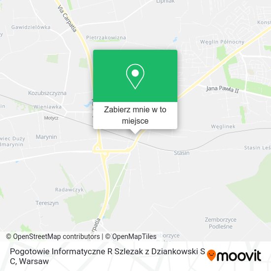 Mapa Pogotowie Informatyczne R Szlezak z Dziankowski S C