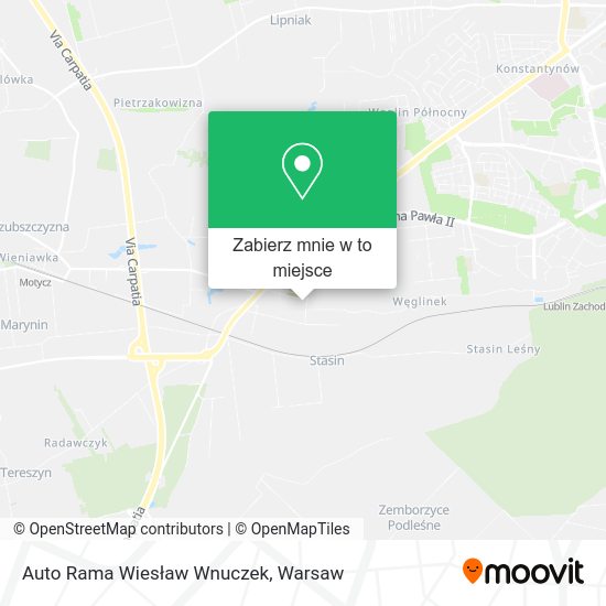 Mapa Auto Rama Wiesław Wnuczek