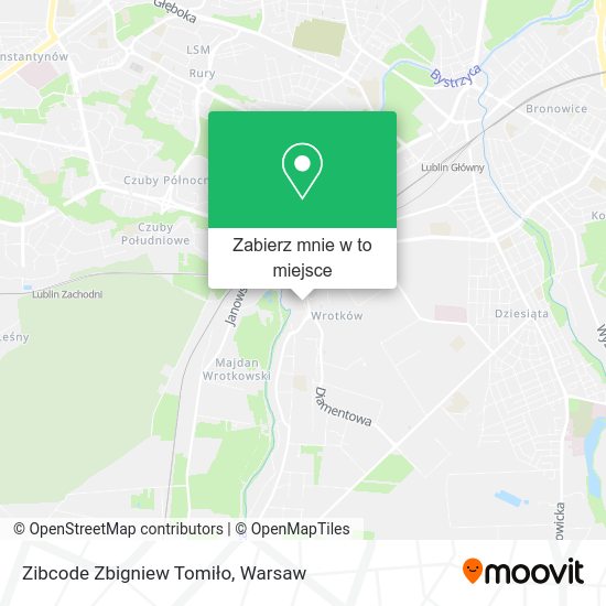 Mapa Zibcode Zbigniew Tomiło