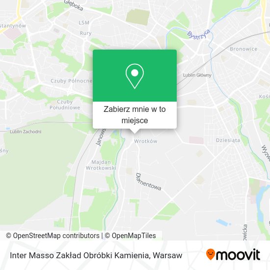 Mapa Inter Masso Zakład Obróbki Kamienia