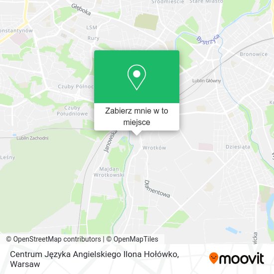 Mapa Centrum Języka Angielskiego Ilona Hołówko