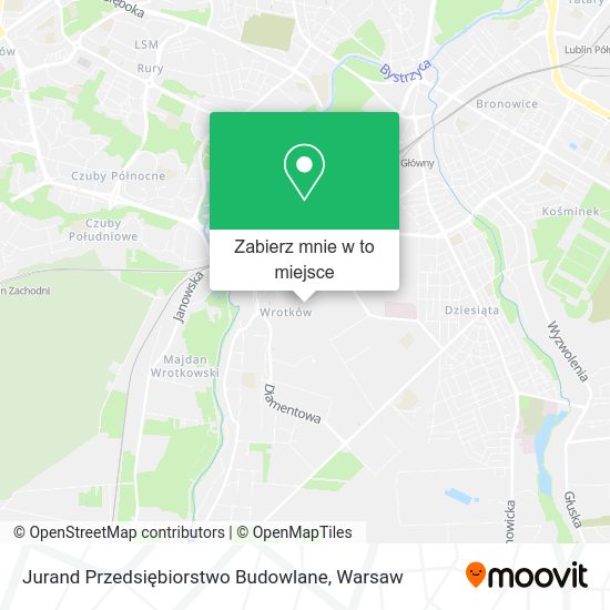 Mapa Jurand Przedsiębiorstwo Budowlane