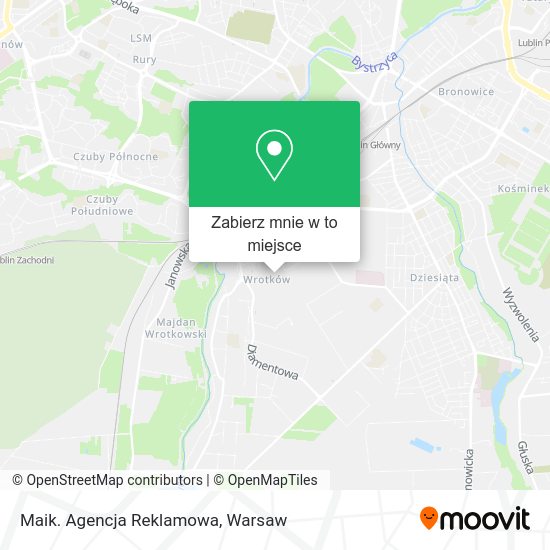 Mapa Maik. Agencja Reklamowa