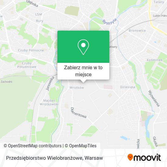 Mapa Przedsiębiorstwo Wielobranżowe