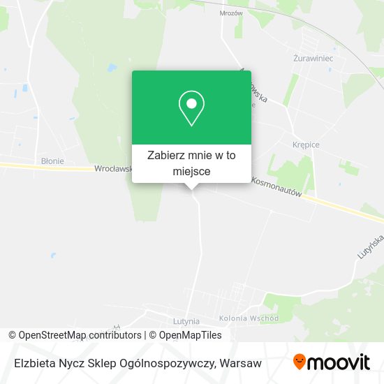 Mapa Elzbieta Nycz Sklep Ogólnospozywczy