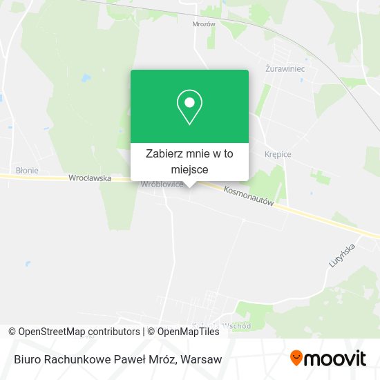 Mapa Biuro Rachunkowe Paweł Mróz