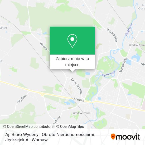 Mapa Aj. Biuro Wyceny i Obrotu Nieruchomościami. Jędrzejek A.