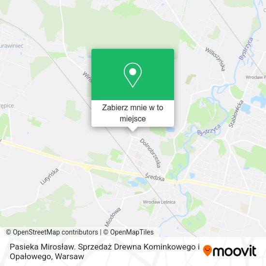 Mapa Pasieka Mirosław. Sprzedaż Drewna Kominkowego i Opałowego