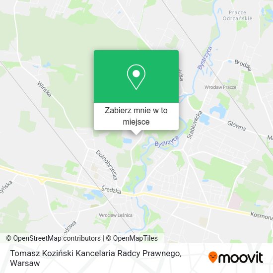 Mapa Tomasz Koziński Kancelaria Radcy Prawnego