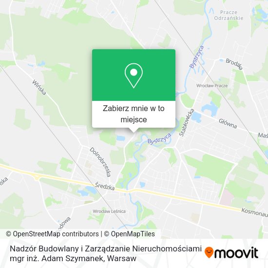 Mapa Nadzór Budowlany i Zarządzanie Nieruchomościami mgr inż. Adam Szymanek