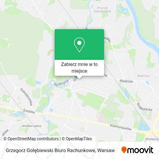 Mapa Grzegorz Gołębiewski Biuro Rachunkowe