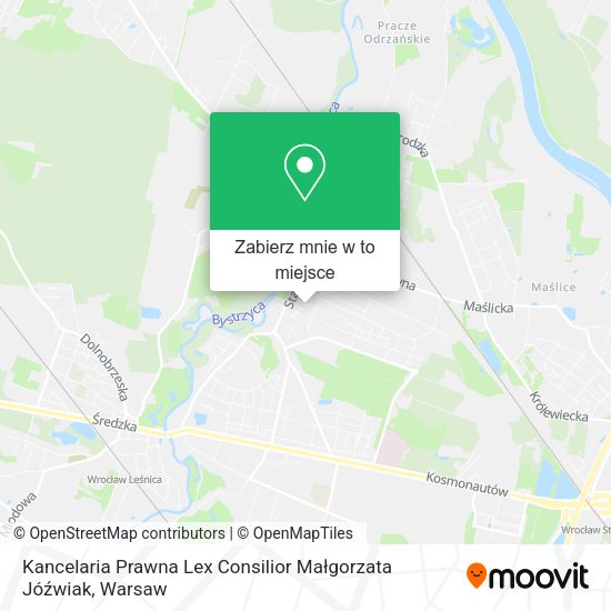 Mapa Kancelaria Prawna Lex Consilior Małgorzata Jóźwiak