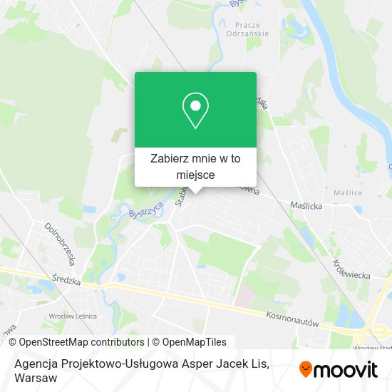 Mapa Agencja Projektowo-Usługowa Asper Jacek Lis