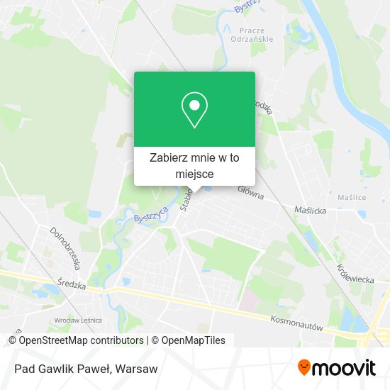 Mapa Pad Gawlik Paweł