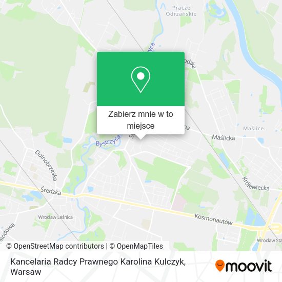 Mapa Kancelaria Radcy Prawnego Karolina Kulczyk