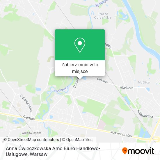 Mapa Anna Ćwieczkowska Amc Biuro Handlowo-Usługowe