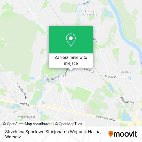 Mapa Strzelnica Sportowo Stacjonarna Wojtunik Halina