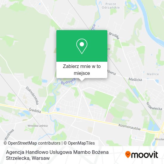 Mapa Agencja Handlowo Usługowa Mambo Bożena Strzelecka